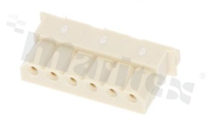 Korpus złącza kablowego; w rastrze 2.50mm; 6-stykowego; żeńskie; na przewód AWG#22-28; 250V/3A
