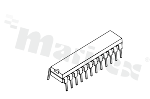 Integrated system, driver LED; housing: SOP24-300-1.00; number of channels: 16; output current: 5-90mA; supply voltage: 5V
