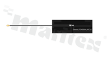 Antenna; FPC; GNSS; 1160-1605MHz; 2.0dBi; VSWR<3.0; linear; RF1.37; 0.143m; IPEX; adhesive; 74.5x24.5mm; black