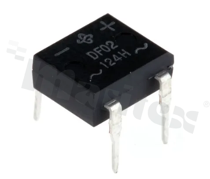 Mostek Prostowniczy; 200V; 1A; -55+150 st.C; SMD; DFM(8.51x6.5x3.3mm)