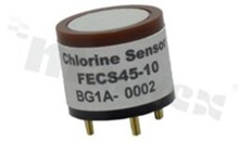 Electrochemical type chlorine oxide gas sensor; range: 0-10ppm; power: 0mW