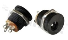 DC socket; male; angled; pin diameter 2mm; hole diameter 5.8mm; cable