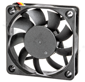 Wentylator; DC; 12VDC; 60x60x15mm; 0.60m3/min; 41.0dB.