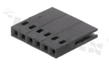 FPC Housing; pitch 2.54mm, 6 pins; female