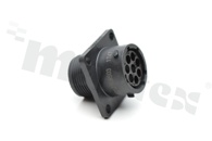 Standard Connector circular; RCP SQ FL 4 pins; SZ 12 SCKT SEAL
