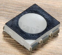 LED CLP6C-FKB PLCC6; selekcja: CM1Q1H1BB7R3R3; RGB Full Color: R (619-624nm, 560mcd/20mA), G (520-540nm, 1120mcd/20mA), B (460-480nm, 28mcd/20mA); water clear; 120 stopni