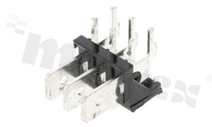 Listwa kołkowa; w rastrze 5.08mm; 3-stykowe; montaż THT; męska;bezołowiowa; pozioma; 250V/25A