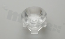 Soczewka do diod LED high power; kąt rozsyłu: 5 do 12 stopni FWHM; ilość diod: 1; rozmiar: okrąg22mm; wysokość: 11.7mm; rodzaj materiału: PMMA; sposób mocowania: taśma; kołek
