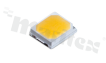 LED A2835WXMAR-H2-D01-8D2AB2; PLCC2 2835; cool white 6500K; 5-step; min. 24lm/60mA; 2.9-3.3V; CRI min 80; 120 degree; yellow diffused lens; 3.5x2.8x0.7mm