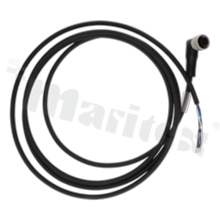 Kabel połączeniowy M12 siłownika i czujnika;kodowany;PUR; 4pin; kodowanie A; żeński; kątowy; kabel 4x0.34mm2; długość kabla 2.0m; IP67;