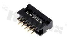 Złącze kablowe do PCB; w rastrze 2.54mm; 10-stykowe; do przewodu wstążkowego AWG#26-#28