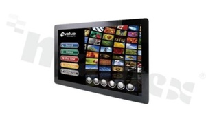 Komputer panelowy 15.6"; pojemnościowy ekran dotykowy FHD; Intel Atom Z3735 1.33GHz quad-core; 2 GB RAM; 8/32GB eMMC; 2x USB; 1x micro USB; 1xCOM; WiFi; LAN; Bluetooth; HDMI; Audio; Micro SD slot; OS: Win10/Android 4.4/Linux; zasilanie 12-24 V DC