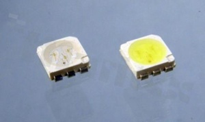Dioda LED mid-power; SMD; obudowa PLCC6; czerwony; 618-635nm; 1600-3500mcd/60mA; 1.8-2.4V; water clear; 120 stopni; 5.4x5.0x1.6mm