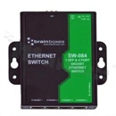 Switch przemysłowy niezarządzalny; 4 porty 10/100/1000 Mb/s; 1 port SFP; temp. pracy: -10+60 st.C; zasilanie redundantne 5...30VDC