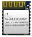 Module; Bluetooth; transceiver; 2400MHz; UART/I2C/SPI; Dialog DA14531; built-in antenna; SMD