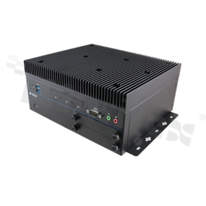 Bezwentylatorowy komputer przemysłowy; Pentium Gold G5400T/ Celeron G4900T/ Core i3/i5/i7; RAM: do 64GB; 3xCOM; 8xUSB; LAN; GPIO; 2xM.2 Key B; SATA; Audio; DP; HDMI; LVDS; mPCIe; M.2 Key E; temp. pracy: -40+60C; 12/24VDC