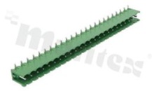 Listwa zaciskowa rozłączalna; w rastrze 5.00mm; 24-torowa; męska; kątowa; otwarta; UL 300V/16A; TUV:320V/20A