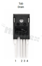 Transistor N-MOSFET SiC; unipolar; 1200V; 13mOhm; 153A; 517W; -55+175 deg.C; THT; TO-247-4