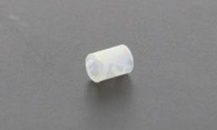 Tulejka dystansowa; plastikowa; okrągła; przelotowa bez gwintu; średnica zewnętrzna 3.7mm; średnica wewnętrzna 2.2mm; wysokość 5.0mm