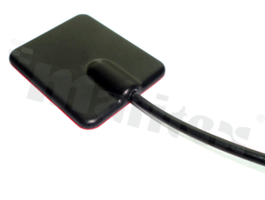 Antena; prostokątna; GSM; 824-2170MHz; 2.0dBi; VSWR<2.0; liniowa; RG174; custom; przyklejana; 39.9x33.5x3mm