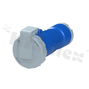 216C6W; Wtyk na przewód; zasilający AC 3-fazowe; żeńskie; 16A; 250VAC; IP67; seria Tough&Safe