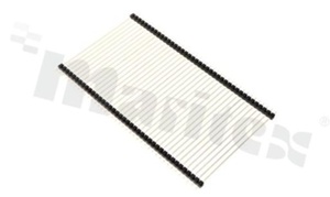 Listwa stykowa do PCB; w rastrze 2.54mm; 1x40 styków; montaż THT; męska; prosta; jednorzędowe; 2-poziomowa 2.5/55.0/2.5mm