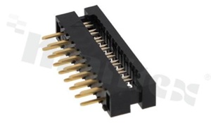 IDC connector; pitch 2.54mm; 16-contacts; flat cable AWG#26-#28