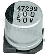 Kondensator elektrolityczny; SMD; 22uF; 35V; 105st.C; 6.3x5.8; 5000h