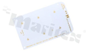 MCPCB, number of layers - 1, white soldermask, legend color: colorless, pad cover: gold; /4