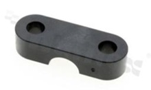 Docisk kabla okrągłego; O 6.2mm; przykręcany na śruby; wykonany z ABS; klasa palności 94HB; czarny