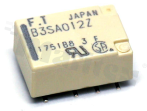 Przekaźnik elektromagnetyczny; prąd znamionowy 2A; napięcie cewki 4.5VDC; podwójny styk przełączny (DPDT); moc cewki 140mW; 1A/30V DC; 0.3A/125V AC; montaż: SMT