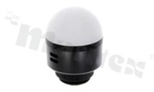 Warning light; flash red, green and yellow light; discontinuous buzzer, cable; 24V.