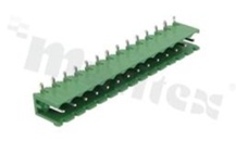 Listwa zaciskowa rozłączalna; w rastrze 5.08mm; 14-torowa; męska; kątowa; otwarta; UL 300V/16A; TUV:320V/20A