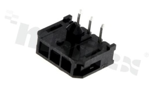 Złącze Kablowe do PCB; w rastrze 3.00mm; 3-stykowe; montaż THT; męskie; poziome; 250V/5A