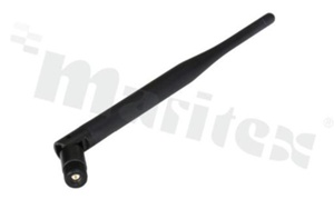 Antena; prętowa łamana; GSM; 850-1900MHz; liniowa; dookólna; SMA; przykręcana; fi13x198mm; czarny