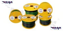 Przewód pojedynczy LGY/H05V-K; z wielodrutową miedzianą żyłą; czarny/zielony; przekrój 1.50mm2; AWG 16; 500V; -40+105 st.C; 100m.