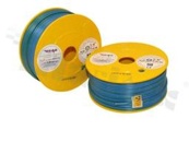 Przewód pojedynczy LGY/H05V-K; z wielodrutową miedzianą żyłą; niebieski/zielony; przekrój 2.50mm2; AWG 14; 500V; -40+105 st.C; 50m.
