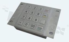 Metalowa klawiatura numeryczna; IP65; 16 klawiszy; USB; temperatura pracy -10+60 st.C; wymiary 91.5 x 87.5mm