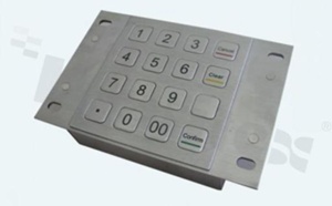 Industrial Keyboard; IP65; 16keys; numeric; USB