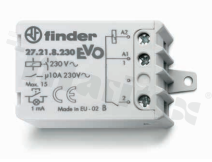 Relay installation; bistable,impulse; contacts NO; coil voltage 230V AC; rated current 10A; protection level IP20; operating temperature -40÷40°C; screw terminals; flush mount