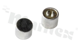 Mikrofon elektretowy; napięcie pracy: 3.0V; impedancja: 2.2kOhm; czułość: -36dB; wymiary: 6.0x5.0mm; montaż: SMD