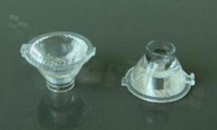 Soczewka do diod LED high power; kąt rozsyłu: 50 stopni FWHM; ilość diod: 1; rozmiar: okrąg 21.88mm; wysokość: 12.5mm; rodzaj materiału: PMMA; PC; sposób mocowania: klej