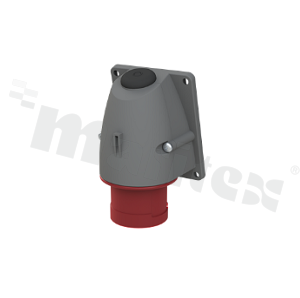 316BS6; Gniazdo panelowe; zasilające AC 3-fazowe; męskie; 16A; 415VAC; IP44; seria Easy&Safe