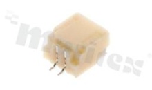 Header for PCB; pitch 1.00mm; 2-contacts; SMD; male; side entry; 50V/1A