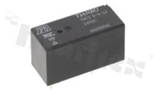 Electromagnetic relay; contact rating current 8A; coil voltage 24VDC; 2 changeover contact (2C); coil power 400mW; 8A/30VDC; 8A/250VAC