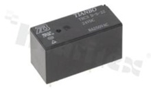 Electromagnetic relay; contact rating current 8A; coil voltage 24VDC; 2 changeover contact (2C); coil power 400mW; 8A/30VDC; 8A/250VAC