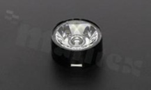 Soczewka do diod LED high power; kąt rozsyłu: 7.4 stopni FWHM; ilość diod: 1; rozmiar: okrąg 22.4mm; wysokość: 9.63mm; rodzaj materiału: PMMA; sposób mocowania: ramka