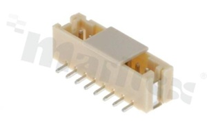 Złącze Kablowe do PCB; w rastrze 2.00mm; 8-stykowe; montaż SMD; męskie; pionowe; 100V/2A