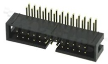 Złącze do PCB; w rastrze 2.54mm; 26-stykowe; montaż: THT; męskie; kątowe