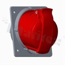 Złącze zasilania o dużej wytrzymałości; 2P+E FM INDUST PANEL MOUNT SOC